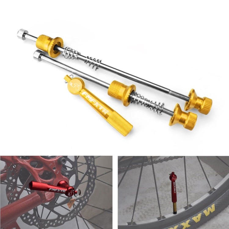 FMFXTR Mountain Bicycles Flower Drum Fast Disassembly Rod — Fast Disassembly Rod Gold