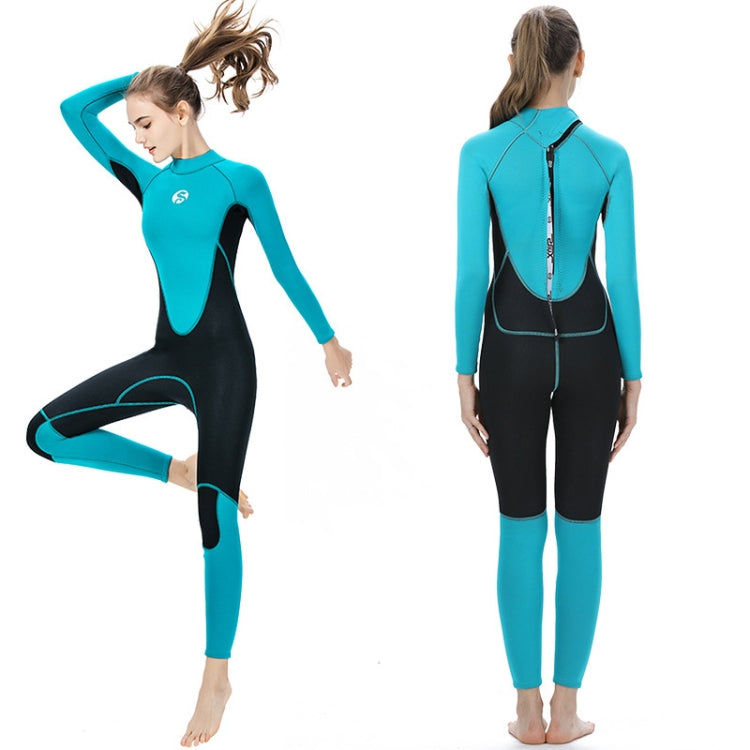 SLINX Women Slim Sun Protection Warm Wetsuit Long -Sleeved Full Body Snorkeling Surfing