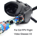 Flight Video Glasses Graffiti Color Headband Fixed Strap For DJI FPV Goggles V2