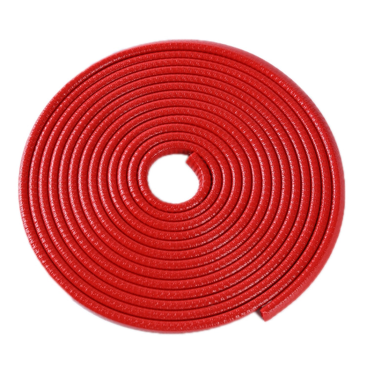 5m U-shaped Non-stick Car Rubber Seal Bumper — Blue