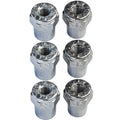 Car Battery Pile Header Circular Column Battery Maintenance Modification Accessories, 3 Pairs
