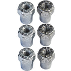 Car Battery Pile Header Circular Column Battery Maintenance Modification Accessories, 3 Pairs