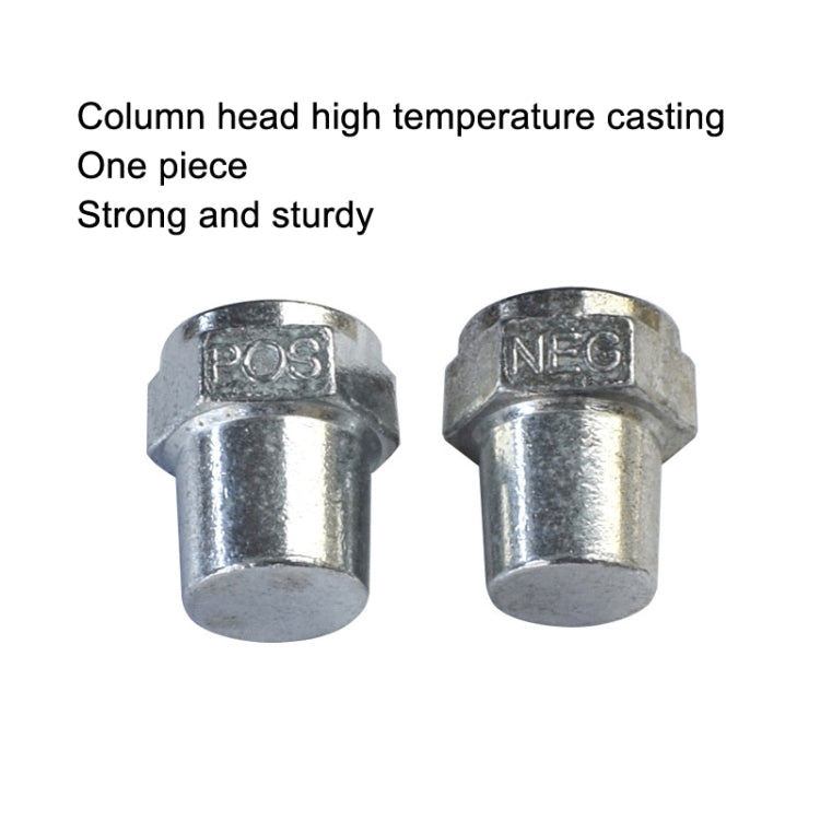 Car Battery Pile Header Circular Column Battery Maintenance Modification Accessories, 3 Pairs