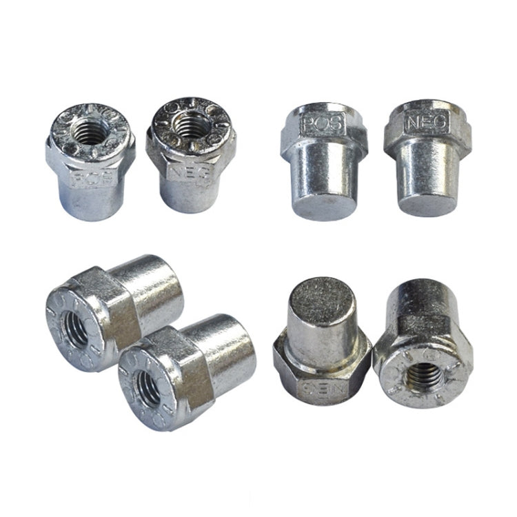 Car Battery Pile Header Circular Column Battery Maintenance Modification Accessories, 3 Pairs