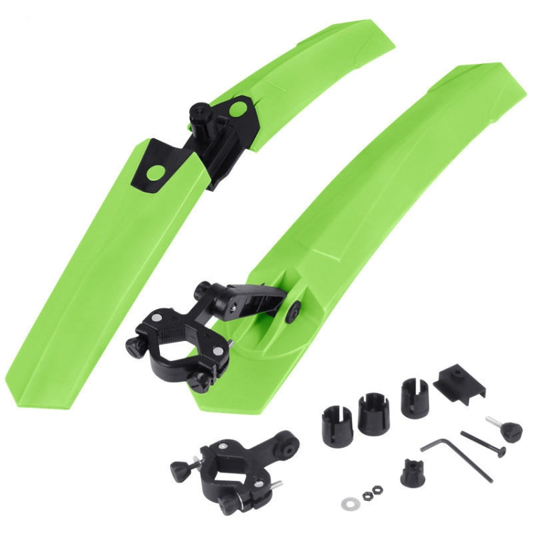 2632 Bicycle Quick Release Mudguards, Style: — Ordinary (Green)
