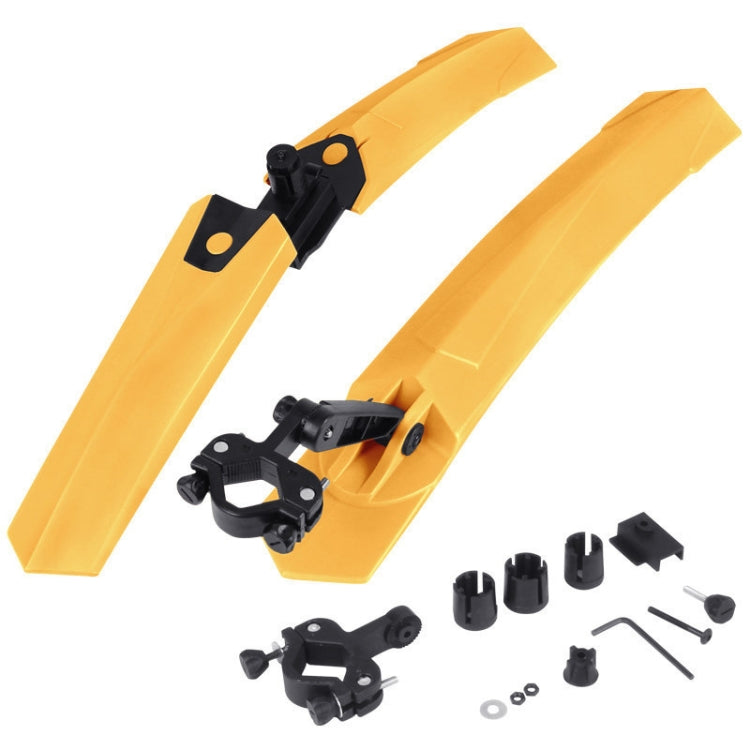 2632 Bicycle Quick Release Mudguards, Style: — Ordinary (Yellow)