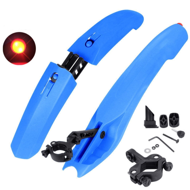 2632 Bicycle Quick Release Mudguards, Style: — Widened (Blue)