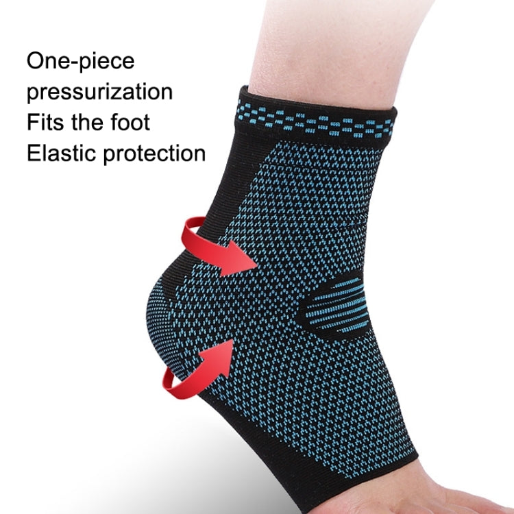 1pair Nylon Knitted Ankle Pads Compression Support Anti-Sprain Cycling Protective Gear — view 13