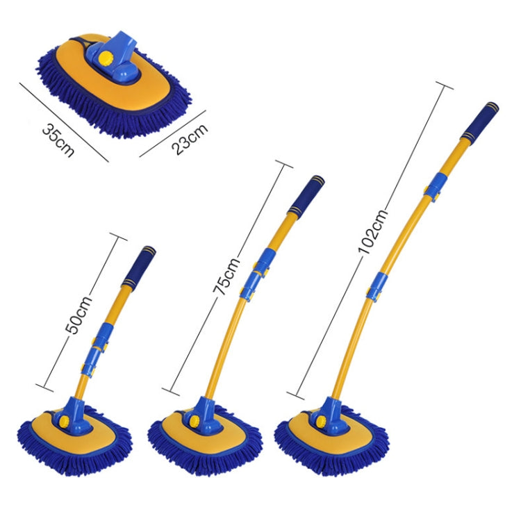 Retractable Curved Rod Soft Fur Car Wash Mop