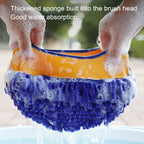 Retractable Curved Rod Soft Fur Car Wash Mop