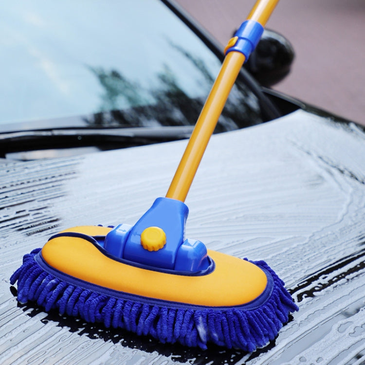 Retractable Curved Rod Soft Fur Car Wash Mop