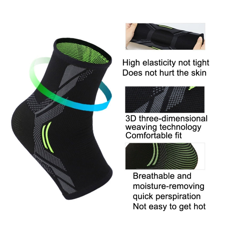 1pair Outdoor Sports Unisex Knitted Pressurized Keep Warm Copper Ankle Support — view 6