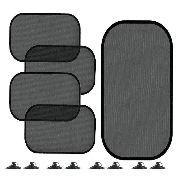 Non-Porous Suction Cup Car Mesh Sunshade