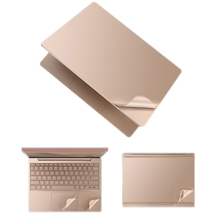 JRC 4 in 1 Top Cover Film + Full Support Film + Bottom Cover Film + Touch Film for Surface Laptop Go 12.4 — Bright Platinum