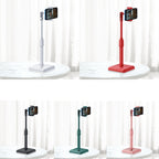 2 PCS Desktop Mobile Phone Live Broadcast Bracket Online Class Telescopic Floor Stand — Lucky Red