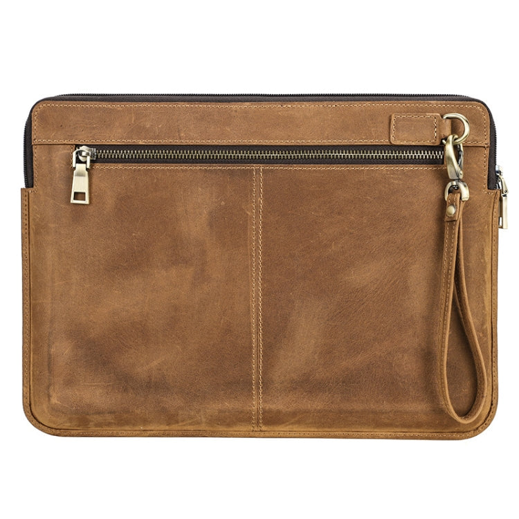 CONTACTS FAMILY Leather Laptop Sleeve For Macbook Pro 14.2 Inch