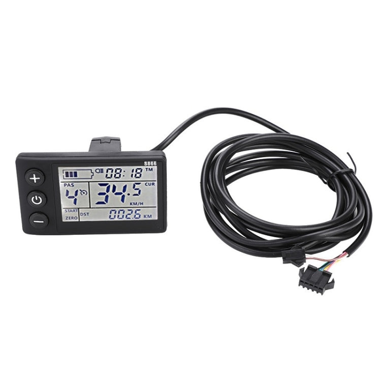 S866 Electric Bicycle Mountain Bike LCD Meter — view 5