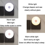 4 PCS LED Dimmable Energy-saving Plug-in Night Light, CN Plug — view 3