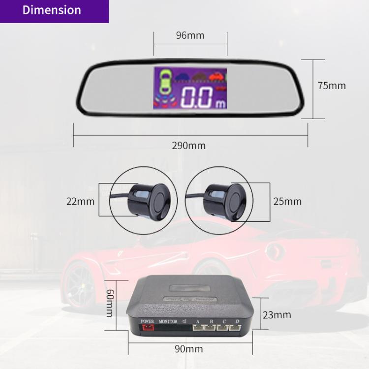 Wireless Radar with LED Display Automatic Alarm Reversing Assist