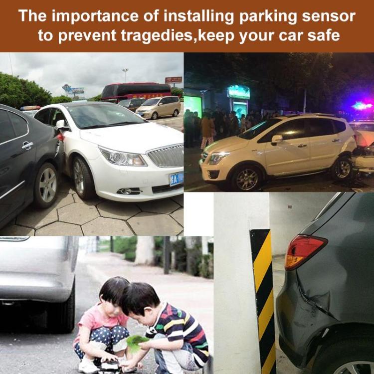 Wireless Radar with LED Display Automatic Alarm Reversing Assist