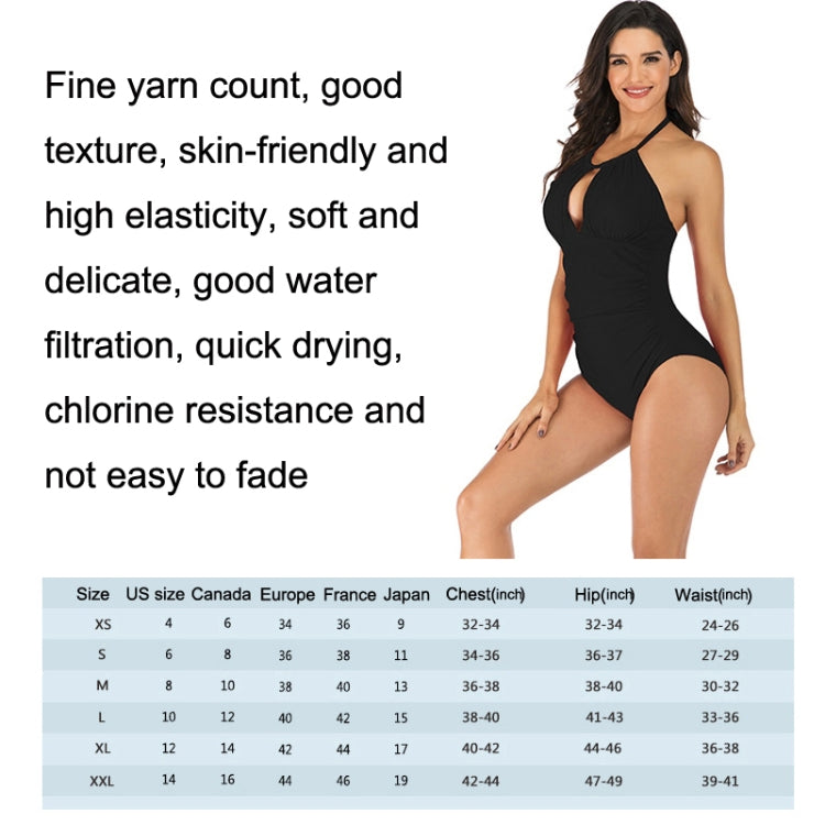 DS40 Ladies Slim and Conservative Halter Neck Swimsuit