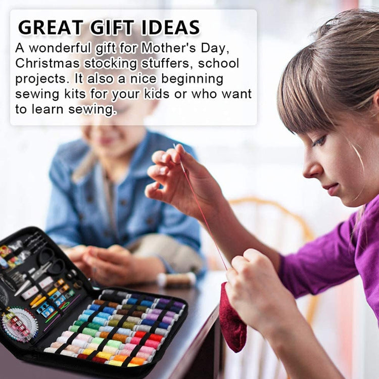 Multifunctional Portable Sewing Box Set, 226 In 1