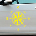D-336 Car Compass Graphic Sticker Hood Car Body Universal Sticker