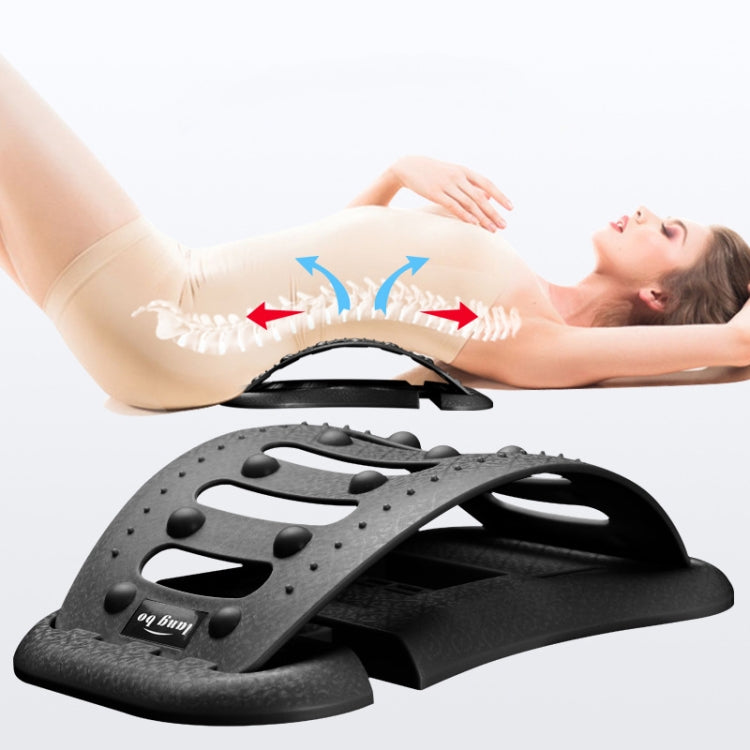 Back Cervical Massage Relaxation Yoga Backrest, Blue, Black, Pink — Pink