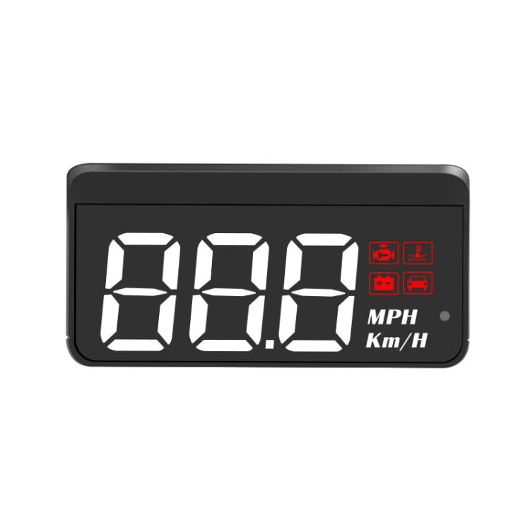 Speed Water Temperature Raising Instrument Panel HD Projector, Wireless Car OBD