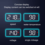 Speed Water Temperature Raising Instrument Panel HD Projector, Wireless Car OBD