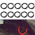 10PCS Motorcycle Modification Oil Pipe Rubber Gasoline Pipe, Length: 1m