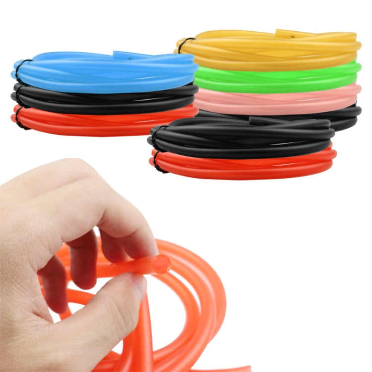 10PCS Motorcycle Modification Oil Pipe Rubber Gasoline Pipe, Length: 1m