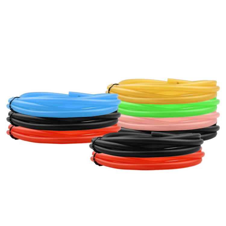 10PCS Motorcycle Modification Oil Pipe Rubber Gasoline Pipe, Length: 1m