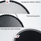 GODOX SN1002 Honeycomb Mesh Reflector Light Effect Accessory For 17cm Standard Cover, Density: