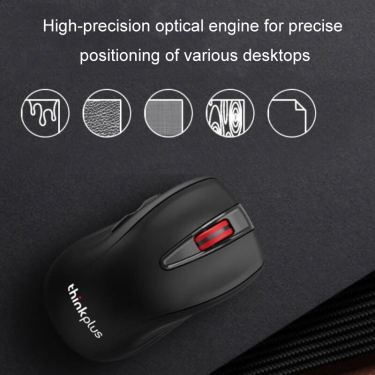 Lenovo Thinkplus High-Precision Wireless Mouse Ergonomic Design Gaming Office Mouse