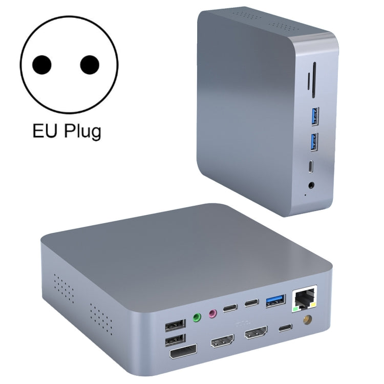 HC470 19-In-1 Laptop Docking Station Dual Monitor for M1 MacBook Pro/Air
