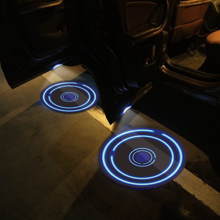 LED Infrared Induction Car Door Welcome Light Night Projection Ambient Light