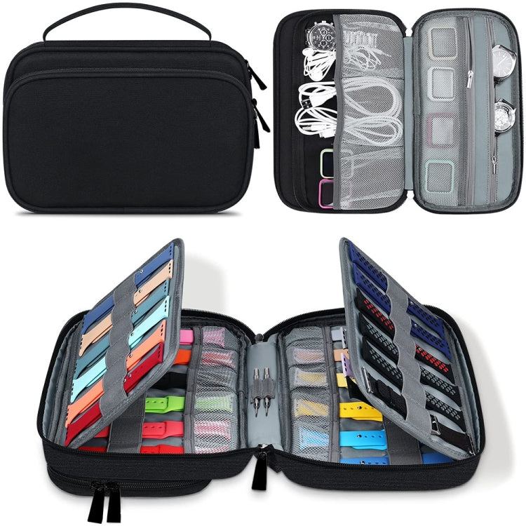Multifunction Watch Strap Data Line 36 Slots Storage Bag