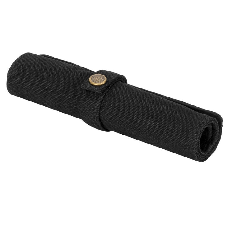 Nylon Canvas Watch & Strap Portable Storage Bag — Blue