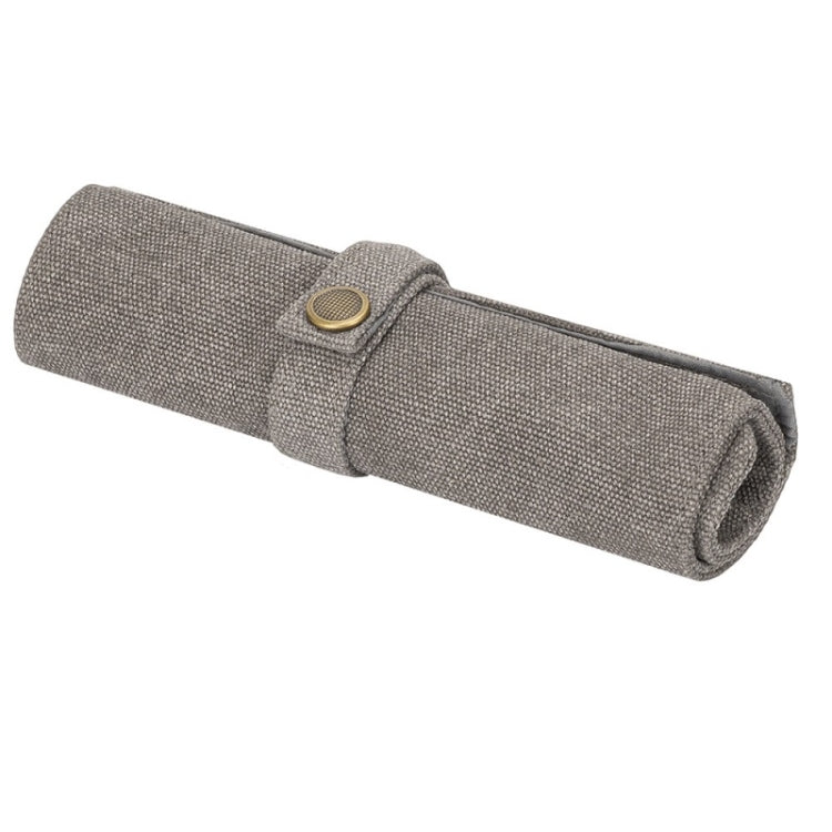 Nylon Canvas Watch & Strap Portable Storage Bag — Black
