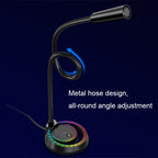 RGB Lighting Effect Computer Desktop Microphone — view 2