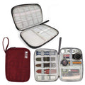 Travel Portable Strap Data Cable Storage Bag