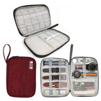Travel Portable Strap Data Cable Storage Bag