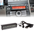 Car Inside And Outside Dual Temperature+Clock+Voltage LED Electronic Display