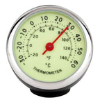 Car Night Light Thermometer Humidity Meter Mechanical Mini Ornament