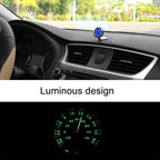 Night Light Car Thermometer Metal Ornaments