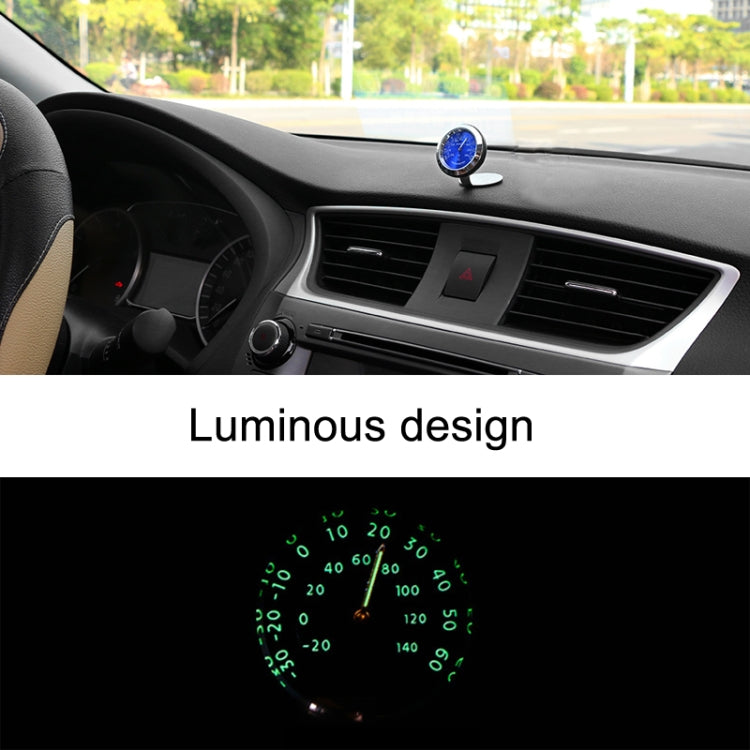 Night Light Car Thermometer Metal Ornaments