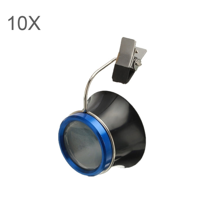Clip On Eyeglass Magnifier Watch Repair Tool Loupes Magnifying Lens — 5X