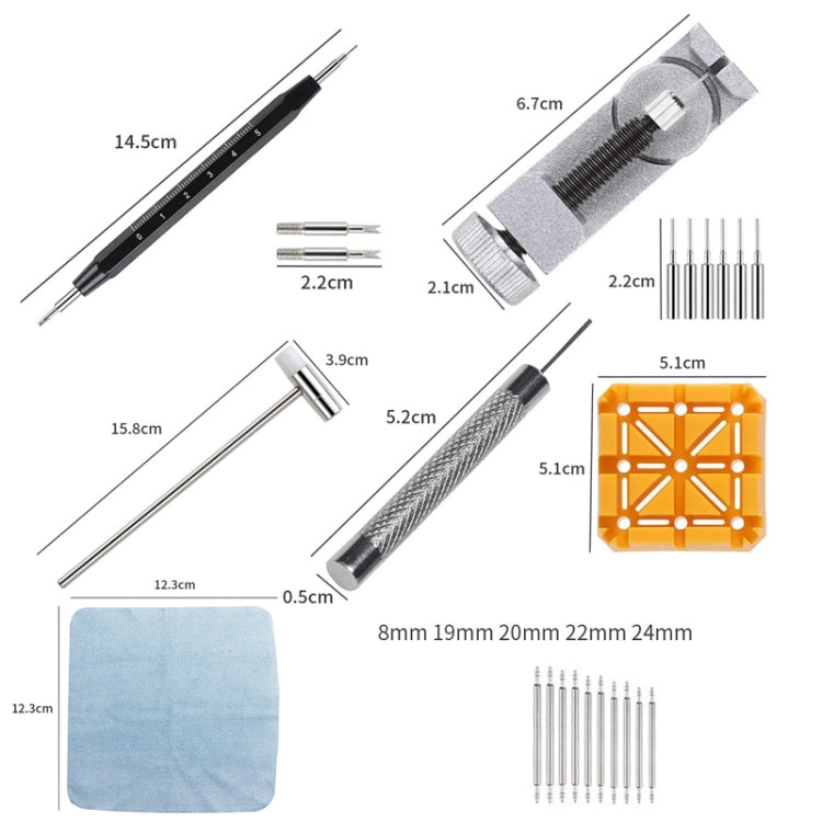 29-in-1 Watch Strap Link Removal Tool Watch Repair Kit