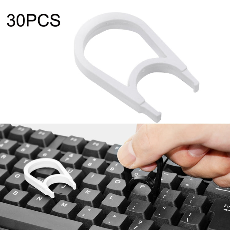 30PCS Computer Keyboard Key Puller Cleaning Key Removal Tool